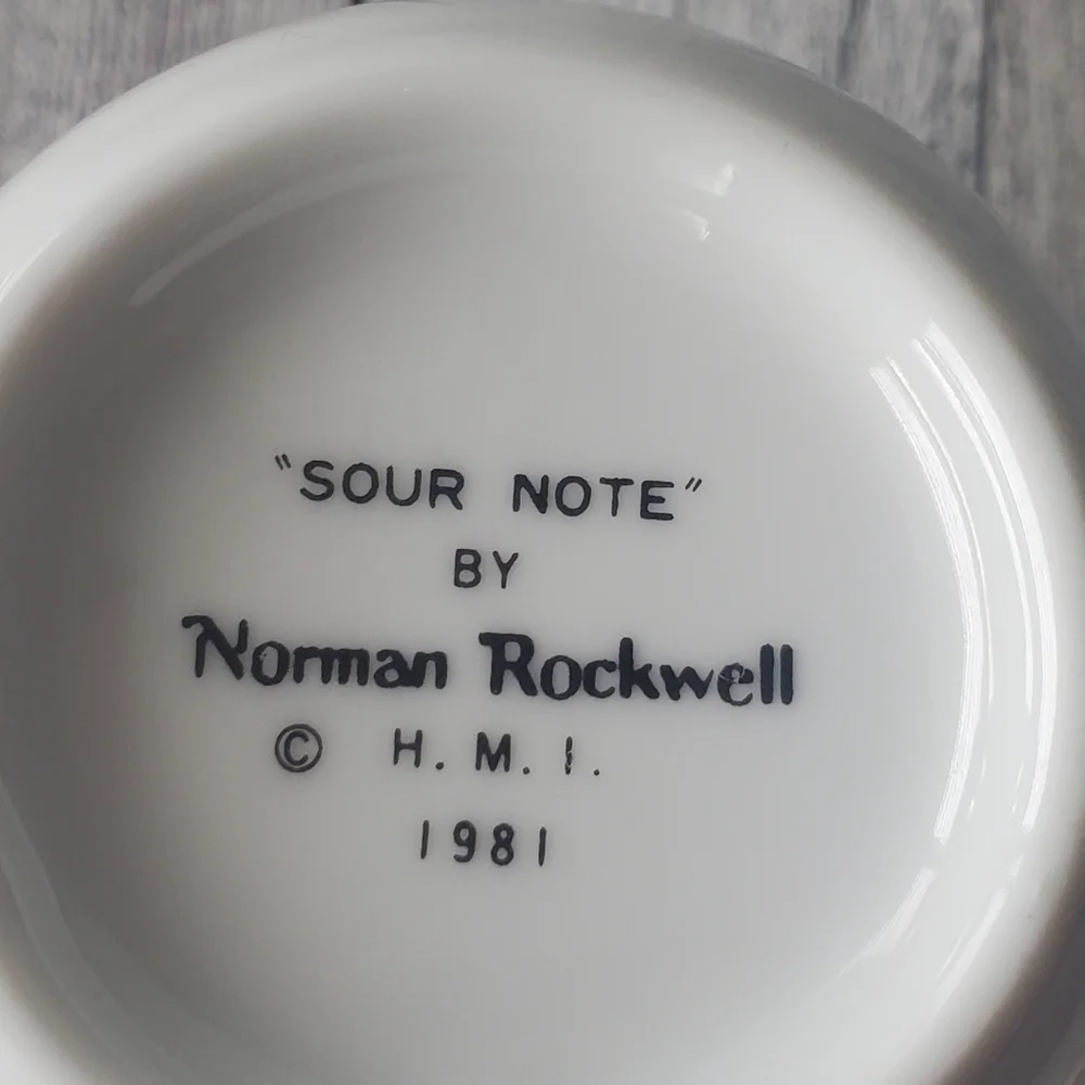 VTG 1981 Norman Rockwell Mug 